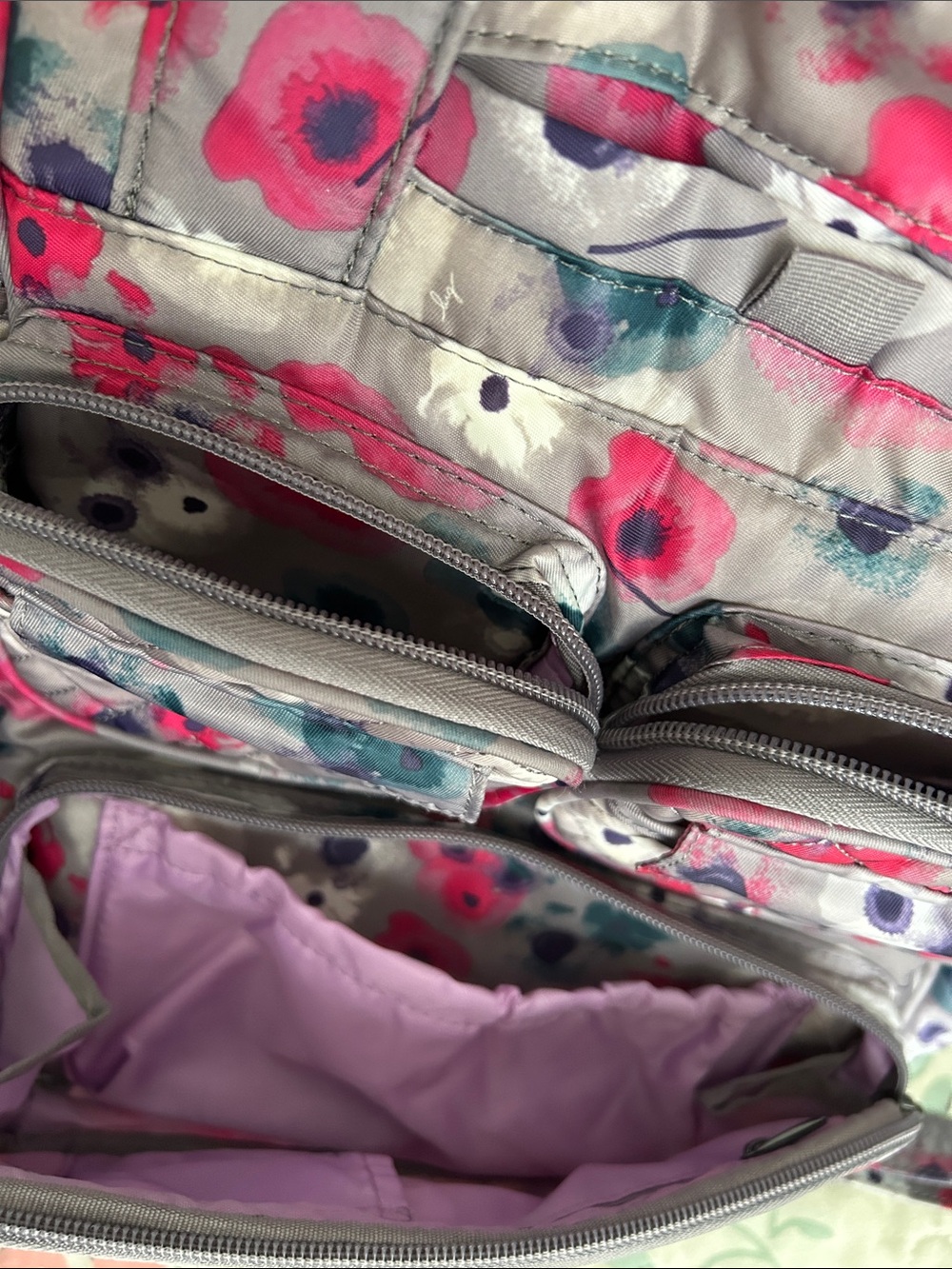 lug mini puddle jumper - Pink Gray Teal - Picture 5 of 7